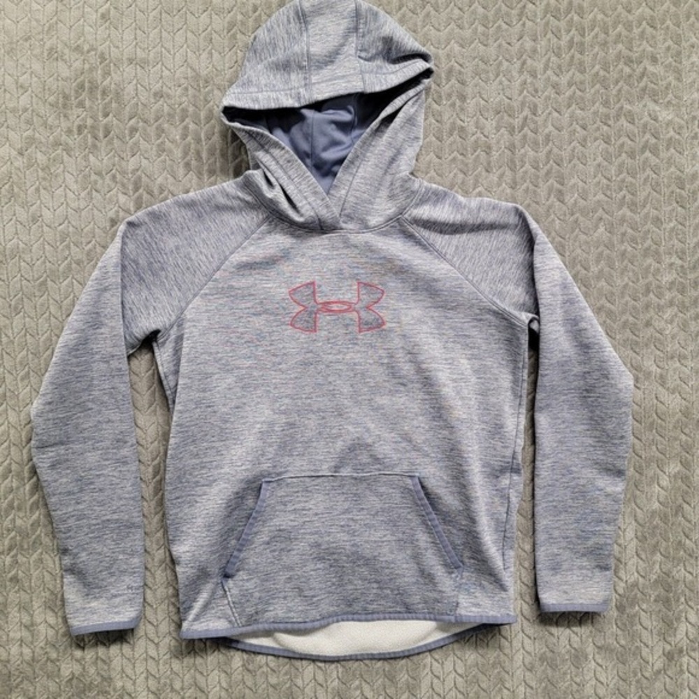 Under Armour ColdGear Storm 1 Women's Sz Small Fleece Hoodie‎ Twist Sweatshirt